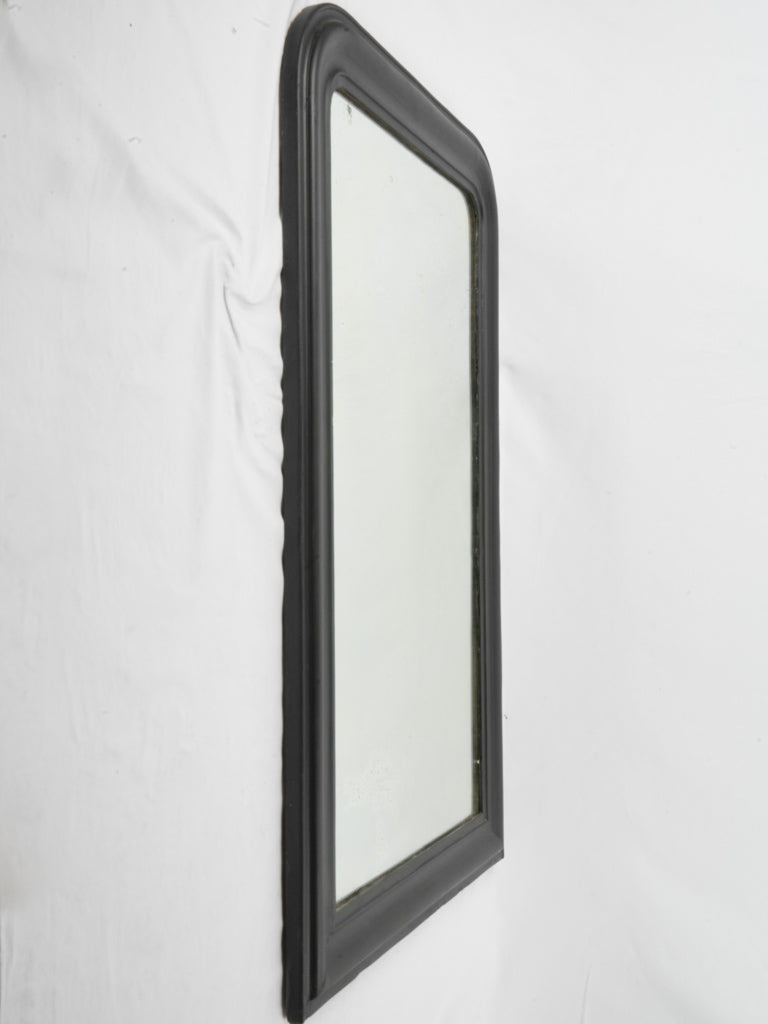 Classic mercury glass tombstone mirror
