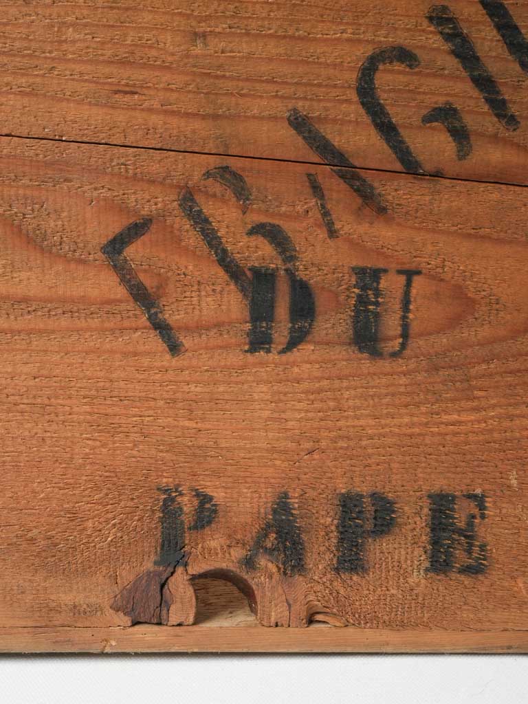 Timeless Château La Nerthe wine crate