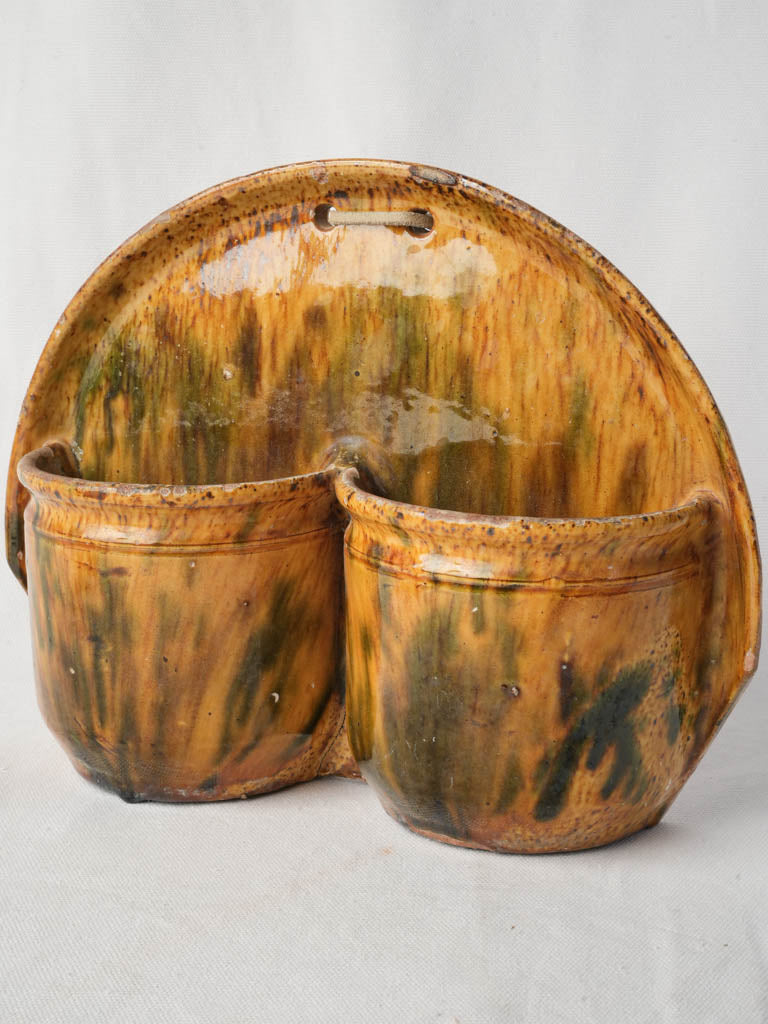 Rustic vintage cutlery drainer