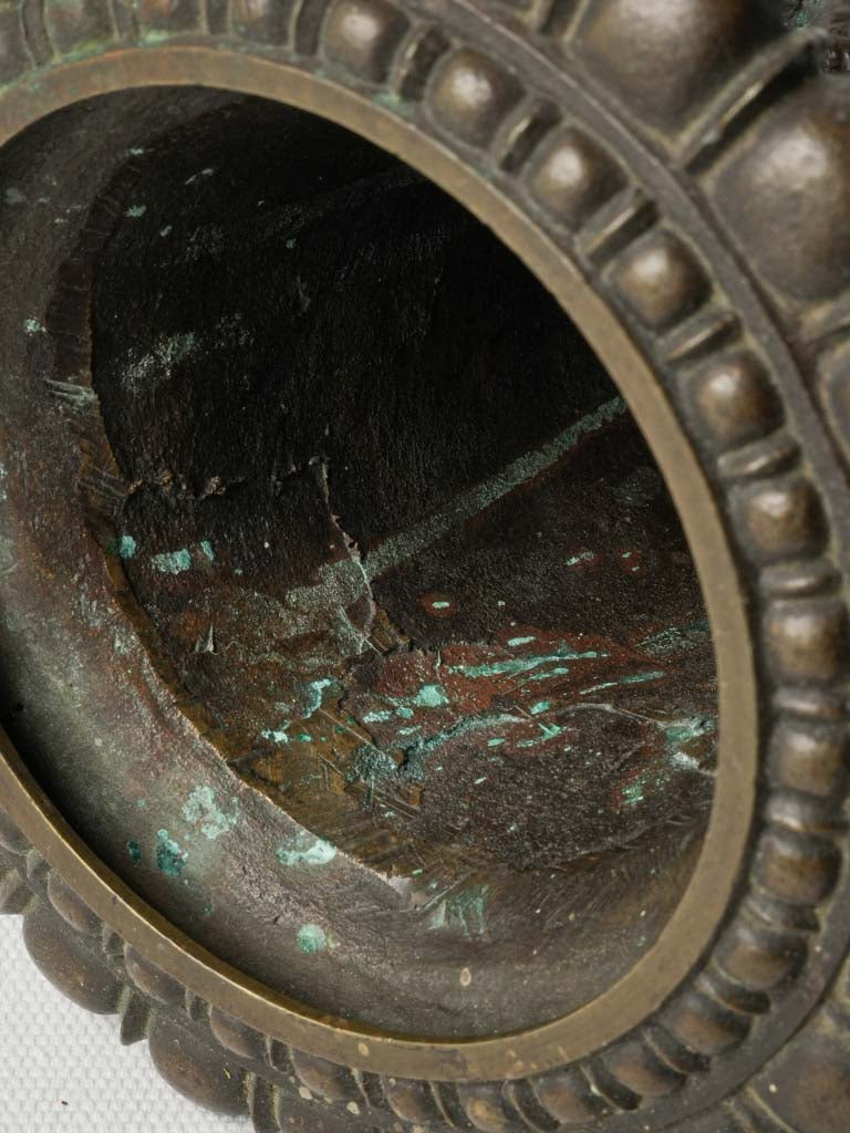 Petite French Bronze Médicis Urn w/ Putti Frieze Circa 1900 - 9½""