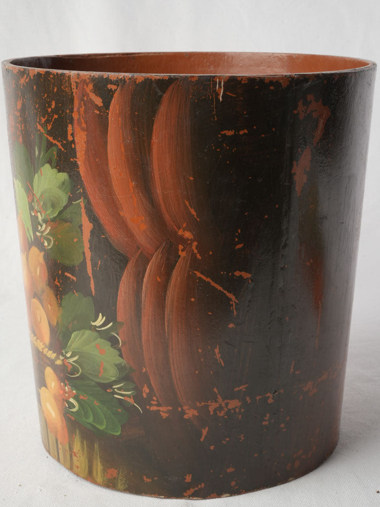 Mediterranean vibrant wastebasket