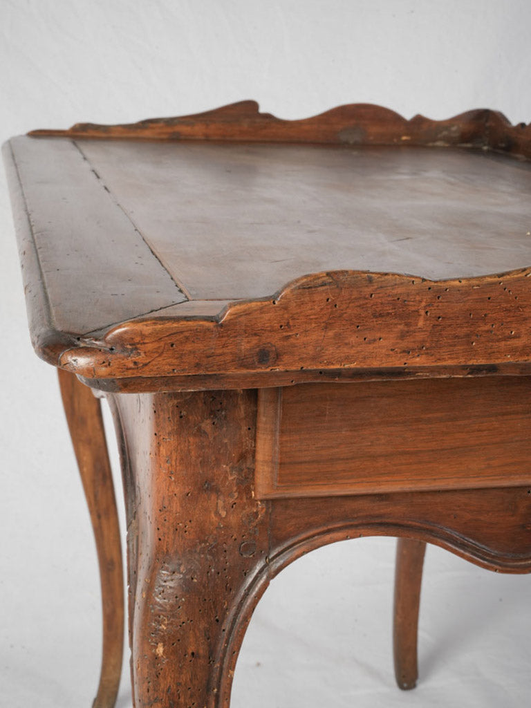 Scattered marks of use desk