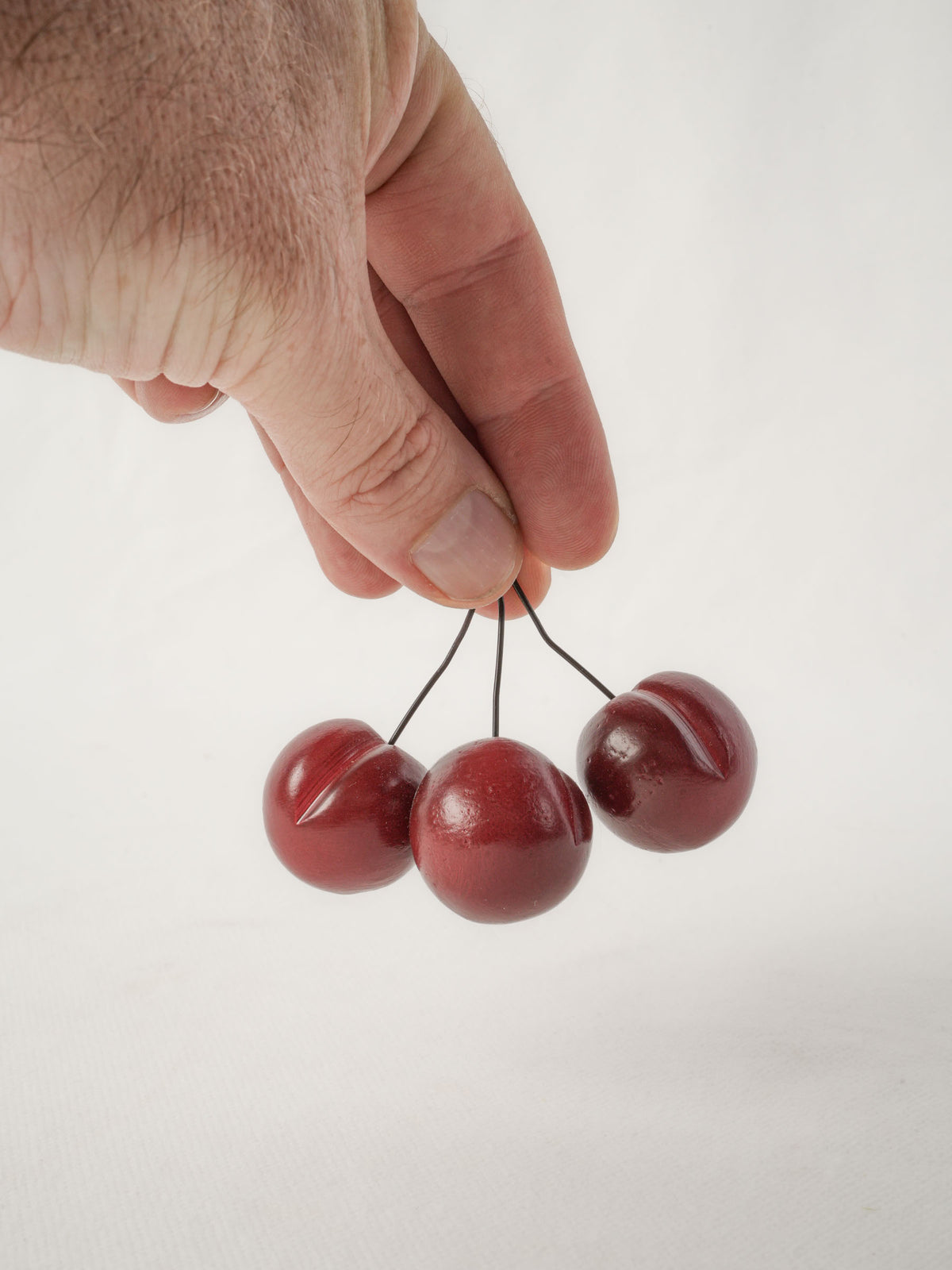 Vintage Faux Cherry Ornament