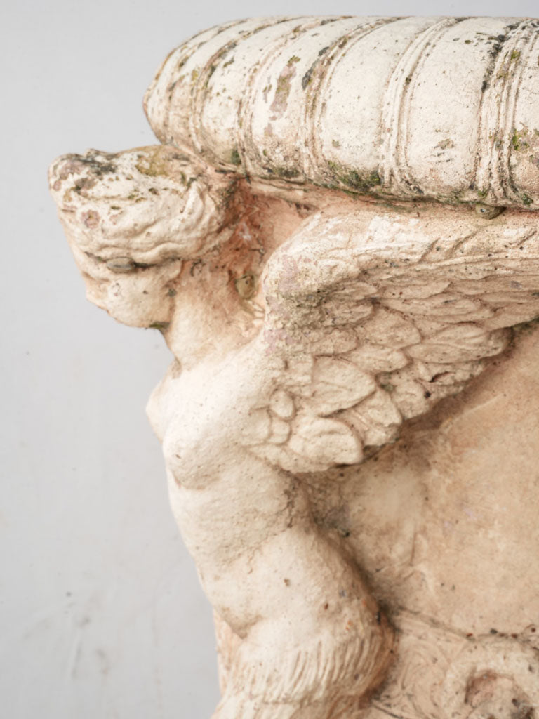 Sculpturally creative terracotta ornamental urns