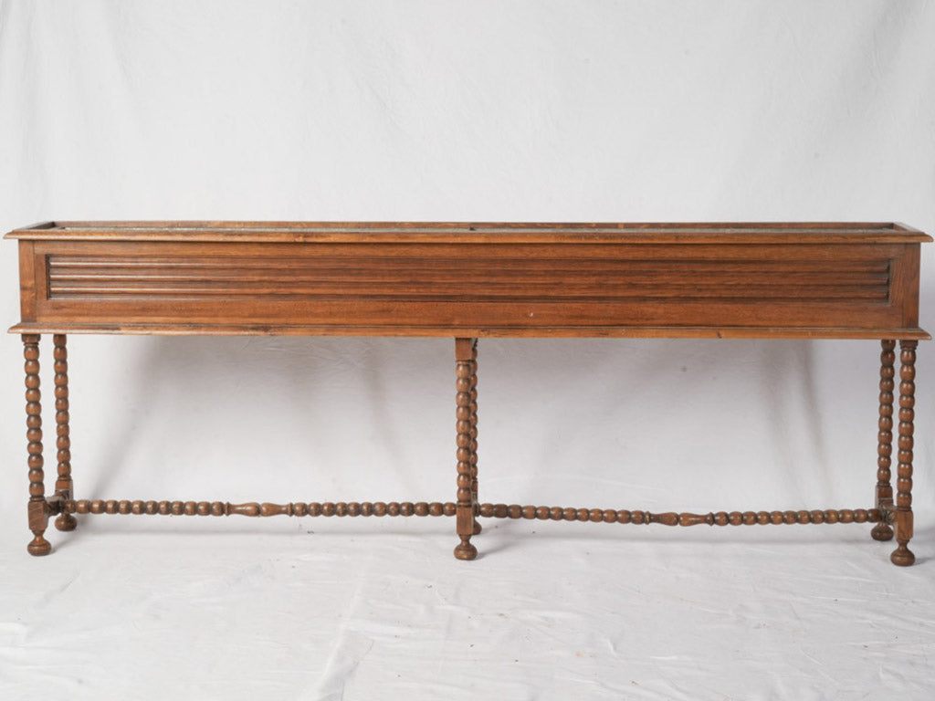 Traditional Textured Wooden Planter