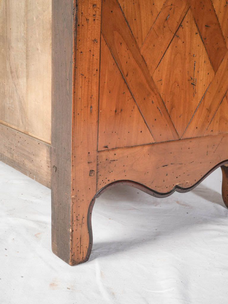 Honeyed Finish Cherrywood Chest of Drawers