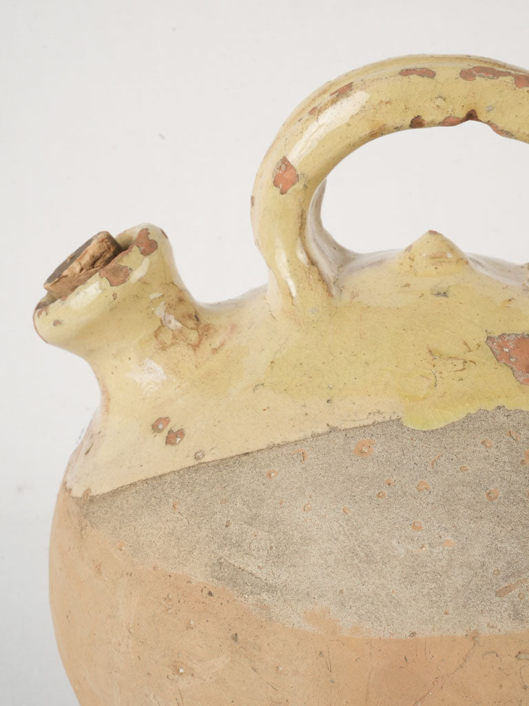 Weathered 19th-century French pitcher