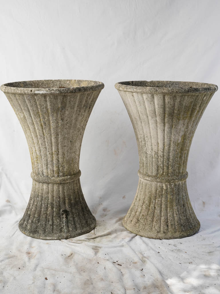 Refined French vintage jardinieres