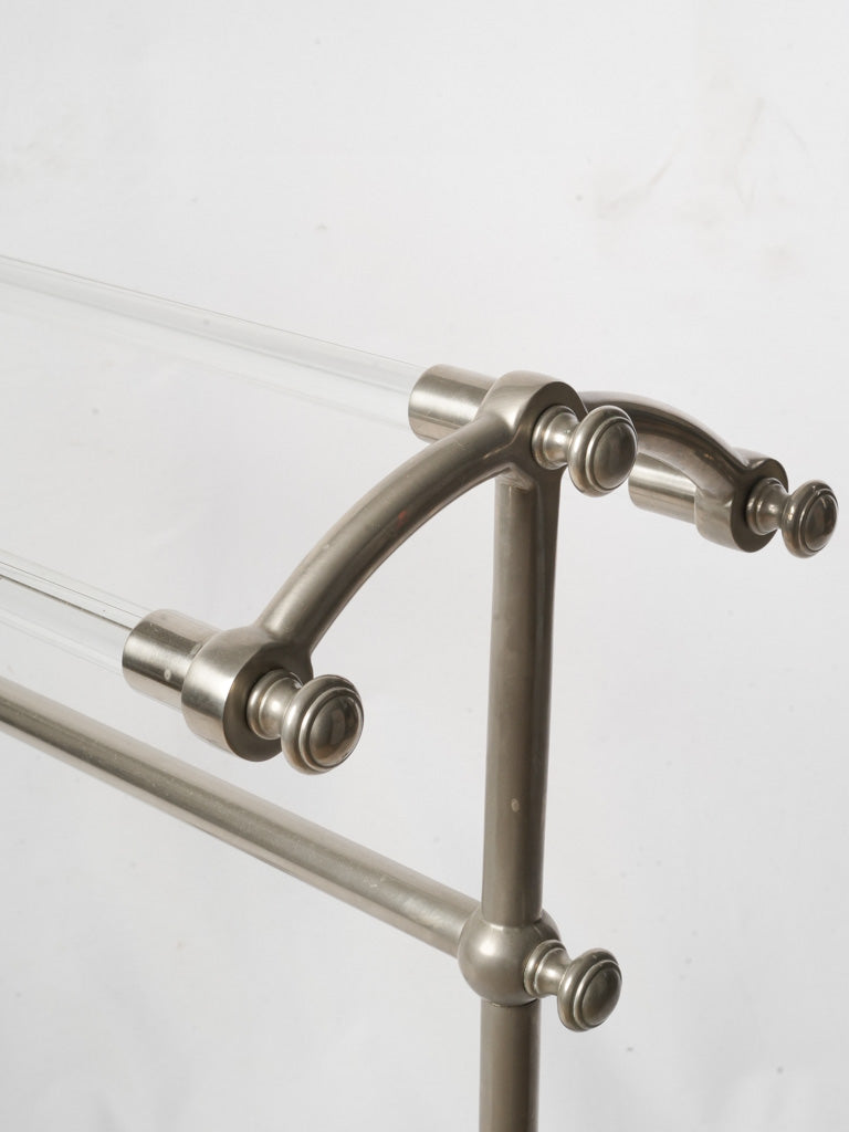 Art Deco sleek towel stand