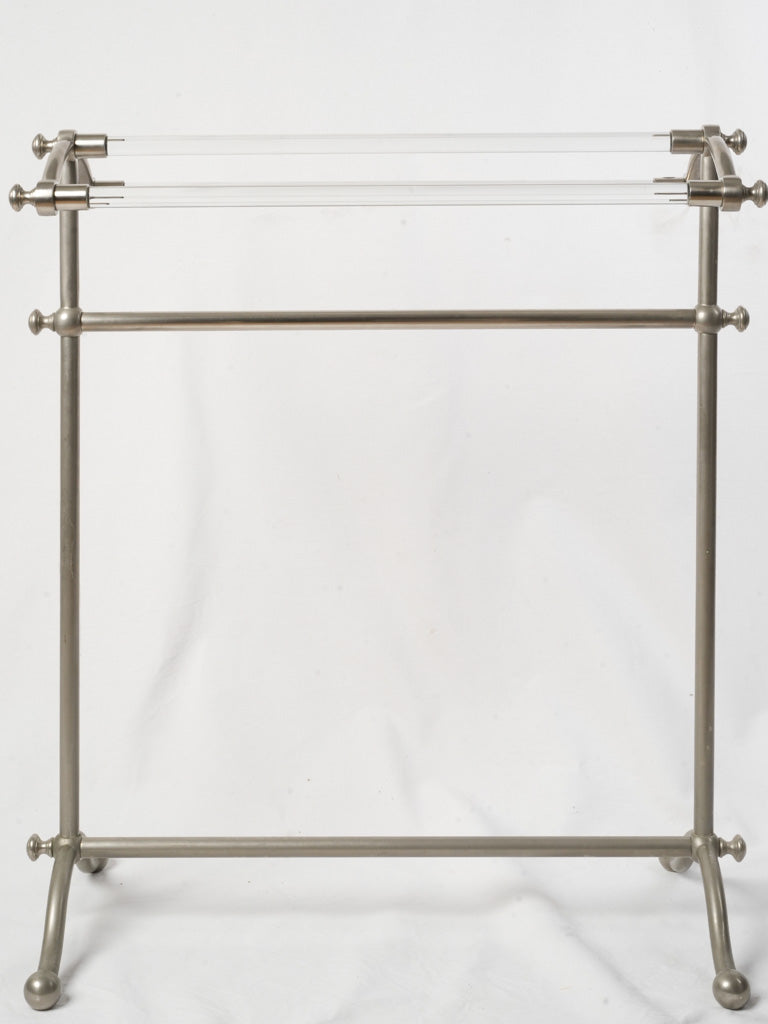 Chic Art Deco brass rack