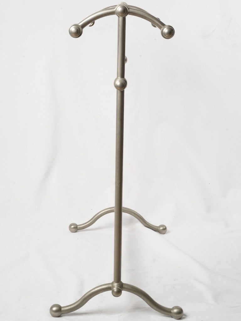 Refined French glass towel holder