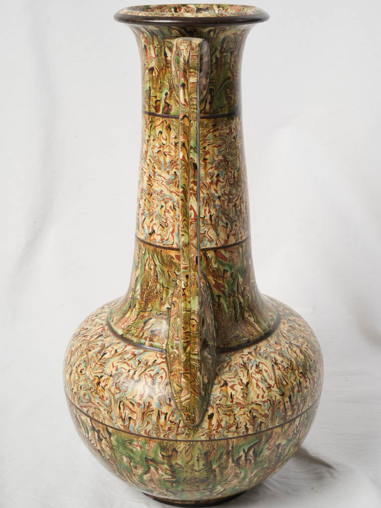 Matte glaze artifact vase