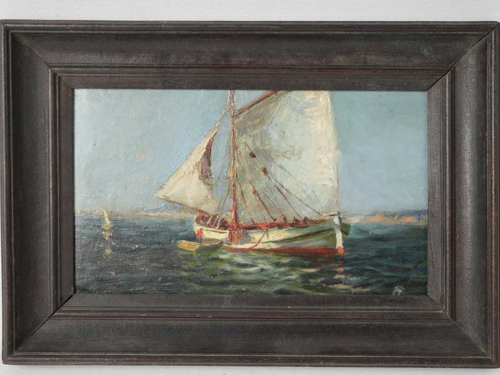 Petite sea-themed antique artwork