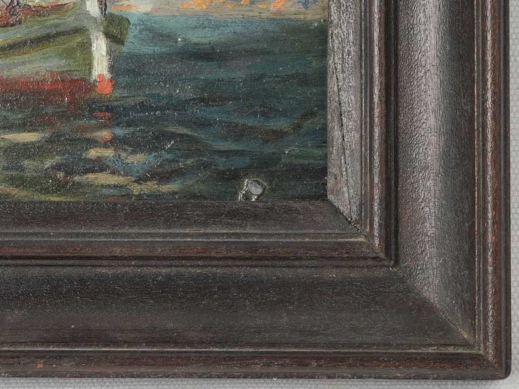 Mediterranean-inspired maritime painting
