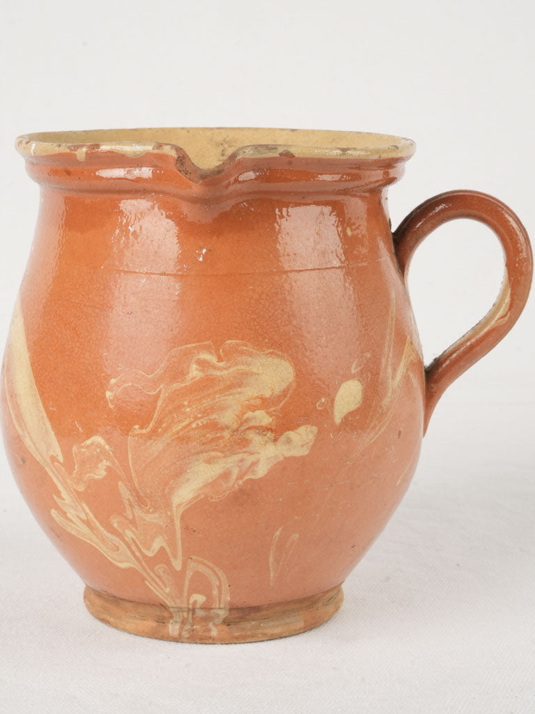 Timeworn jaspe-glazed water pourer