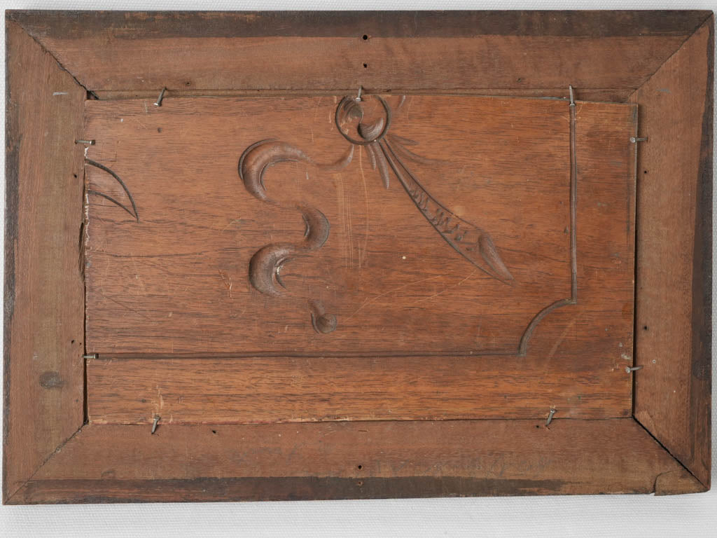 Weathered French marine painting