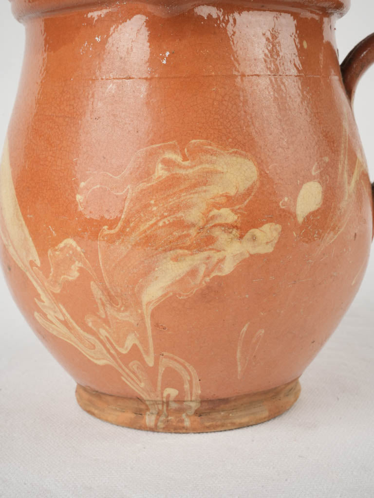 Artisanal beak-like spout pitcher