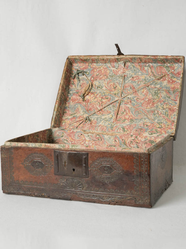 Rare wooden Louis XVIII messenger box