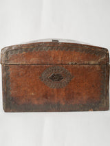 Original colorful artisan leather box