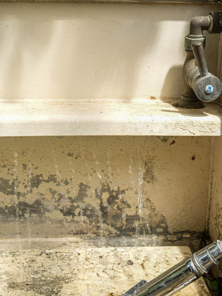 Shabby-chic French Bouzard Paris garden sink