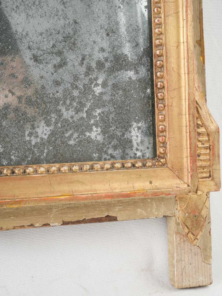 Classic, Aged French Laurel Wreath Mirror