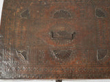 Aging Louis XVIII wooden messenger box