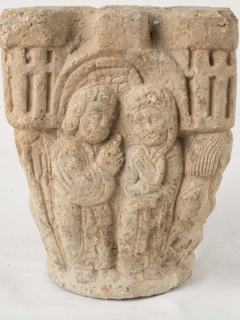 Expressive sculpture ecclesiastical artifact