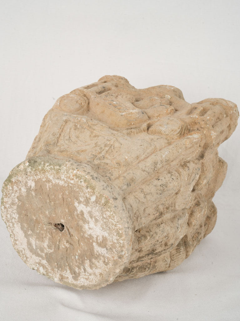 Authentic antiquarian stone church piece