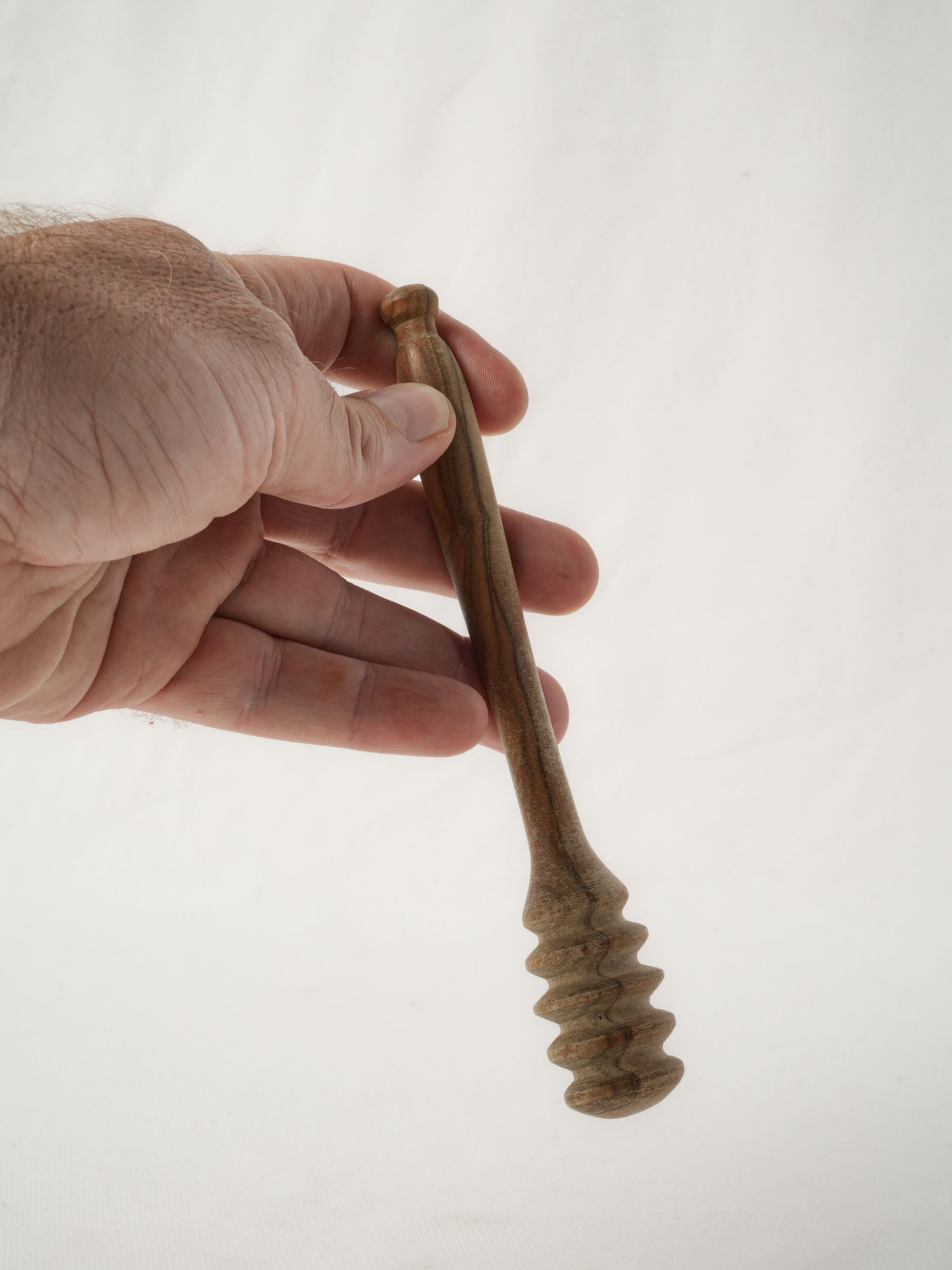 Vintage wooden honey dipper