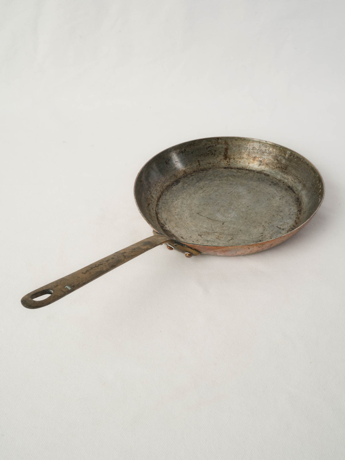 Vintage French Copper Frying Pan