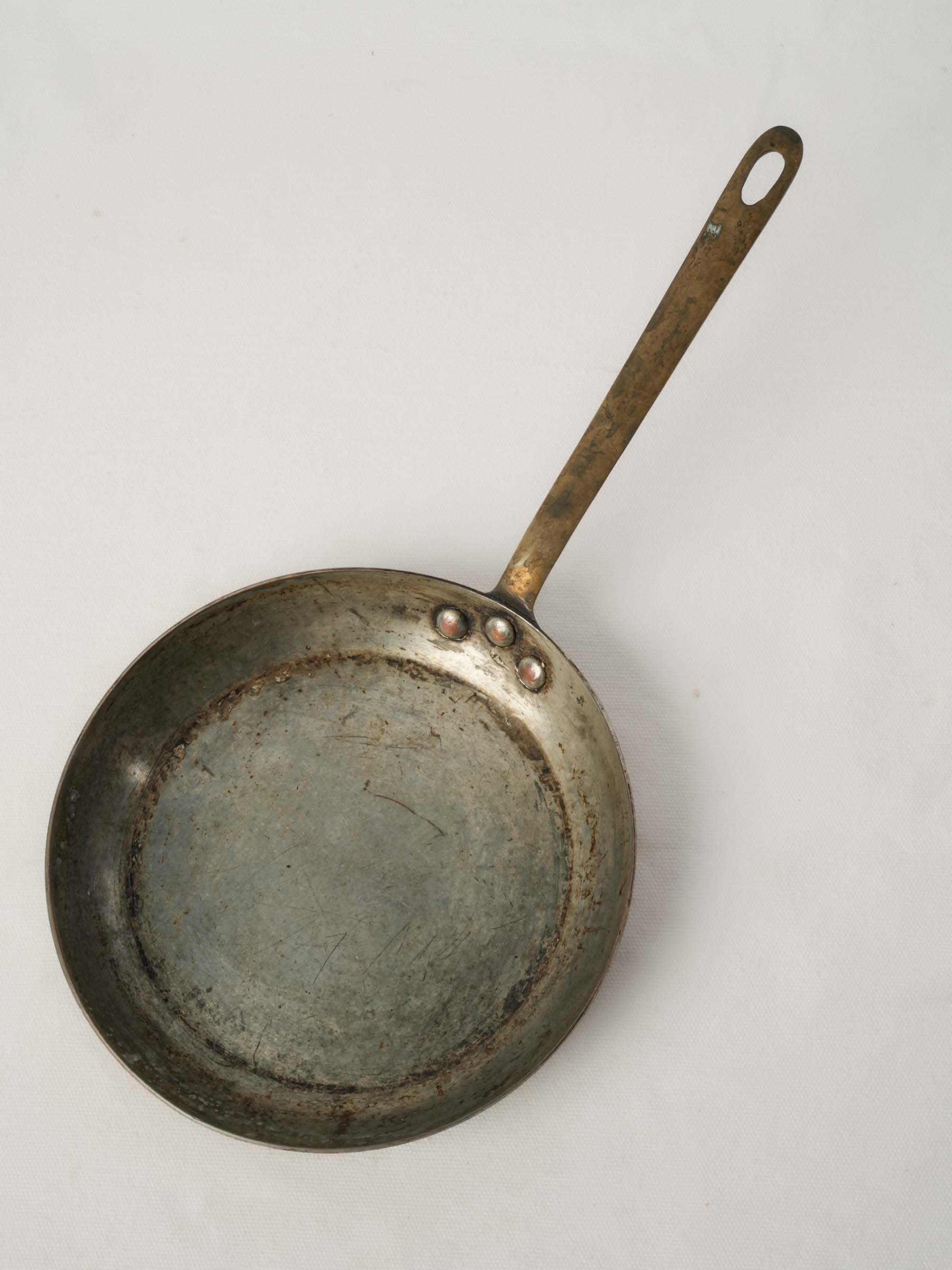 Vintage French Copper Frying Pan