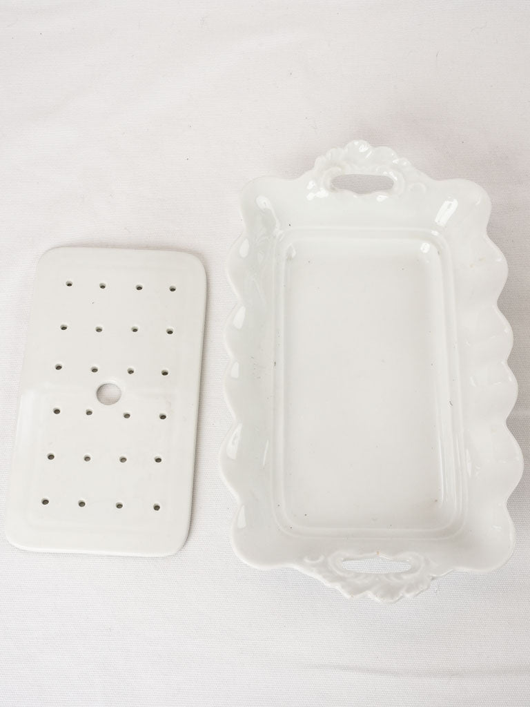 Limoges asparagus service - 8 plates & platter