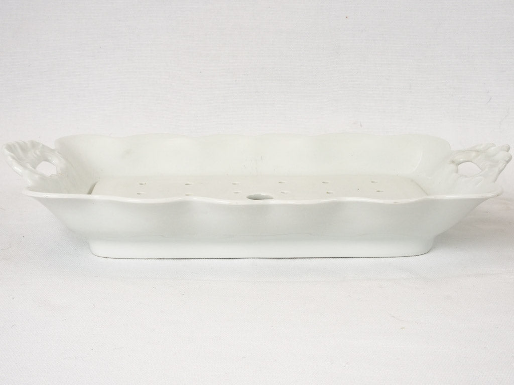 Limoges asparagus service - 8 plates & platter