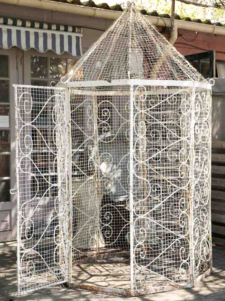 Classic French style iron aviary