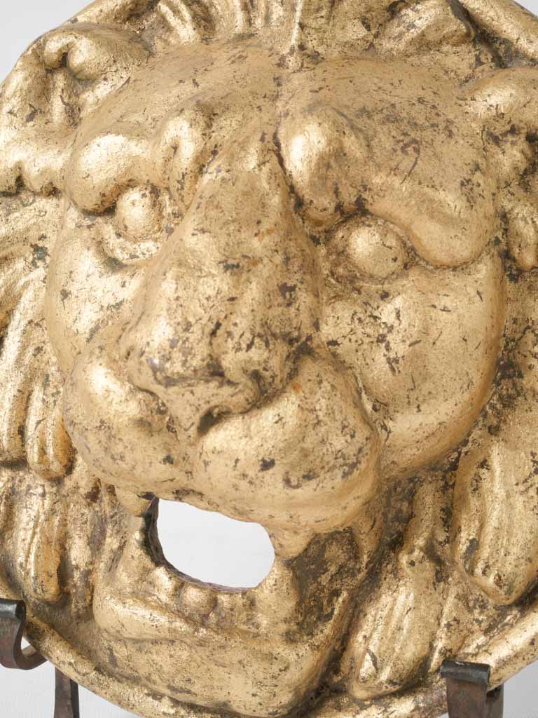 Ornate French lion fountain head