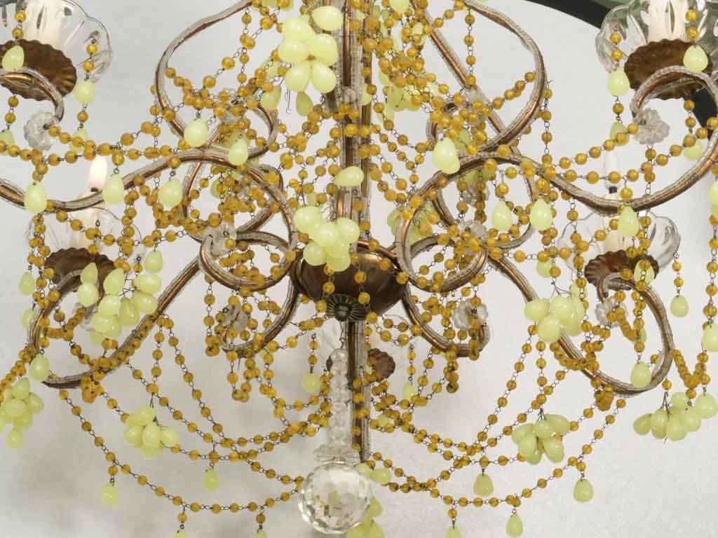 Historical auraline Italian lighting fixture