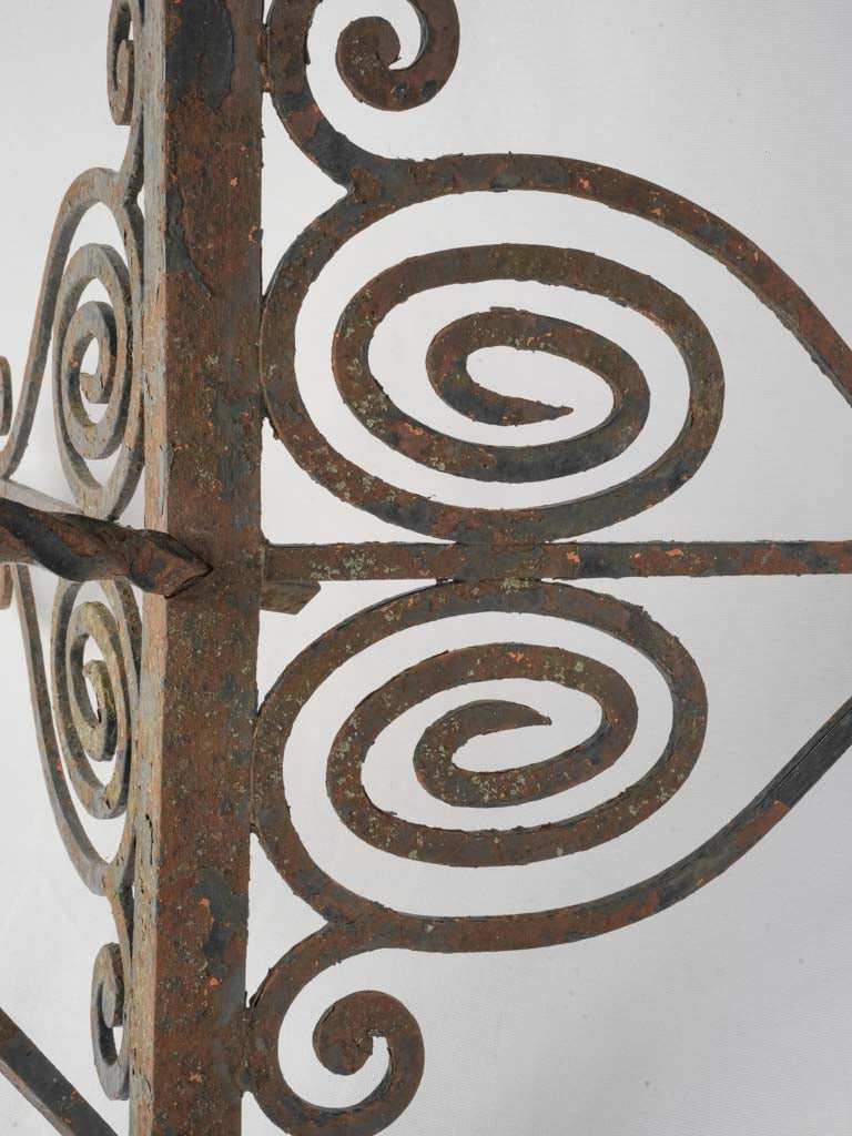 Aged patina architectural accent piece