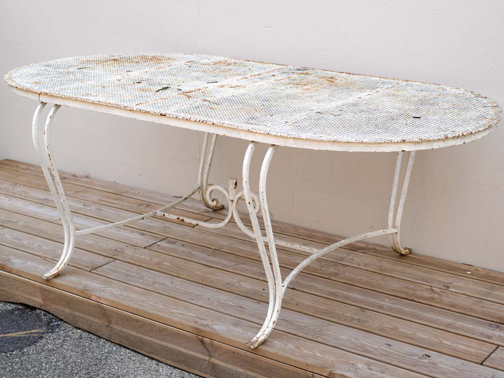 Antique sophisticated French iron table