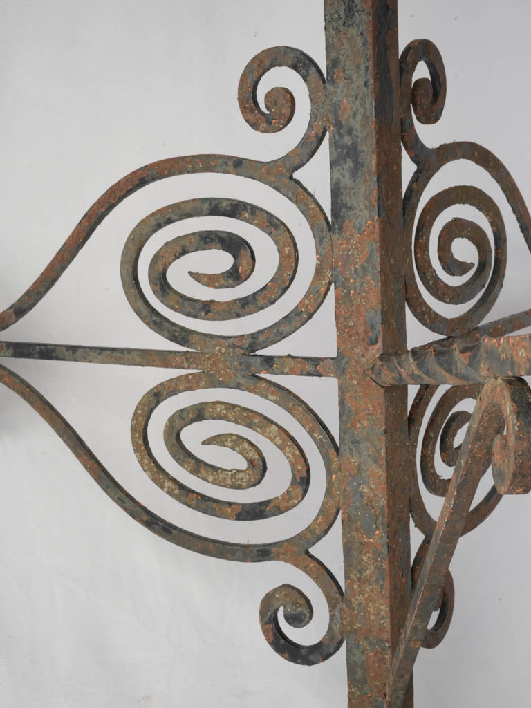 Elegant blacksmith-crafted metal bracket