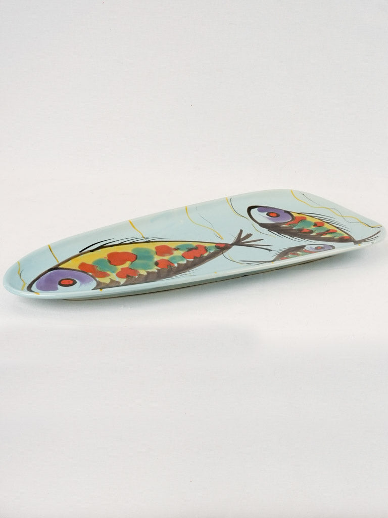 Large vintage fish platter - PORNIC 24"