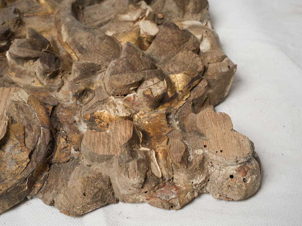 Richly detailed Italian wood panel