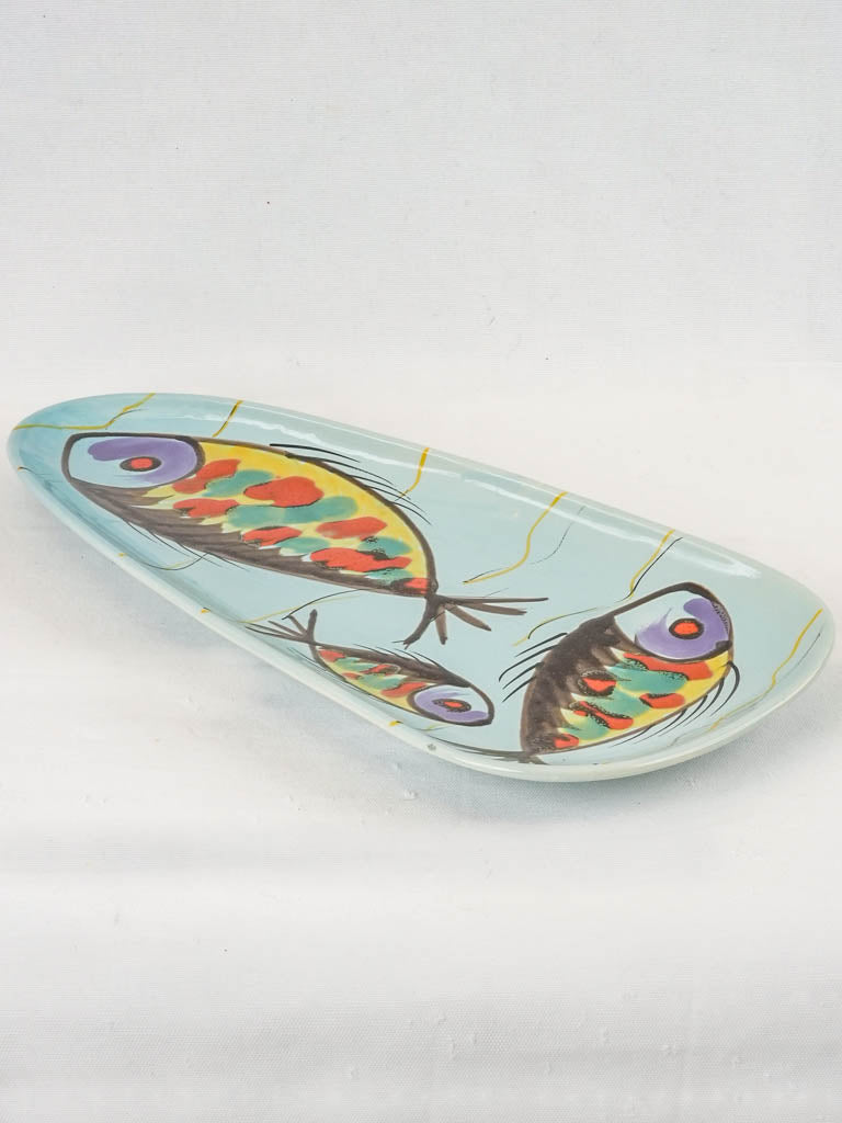 Large vintage fish platter - PORNIC 24"