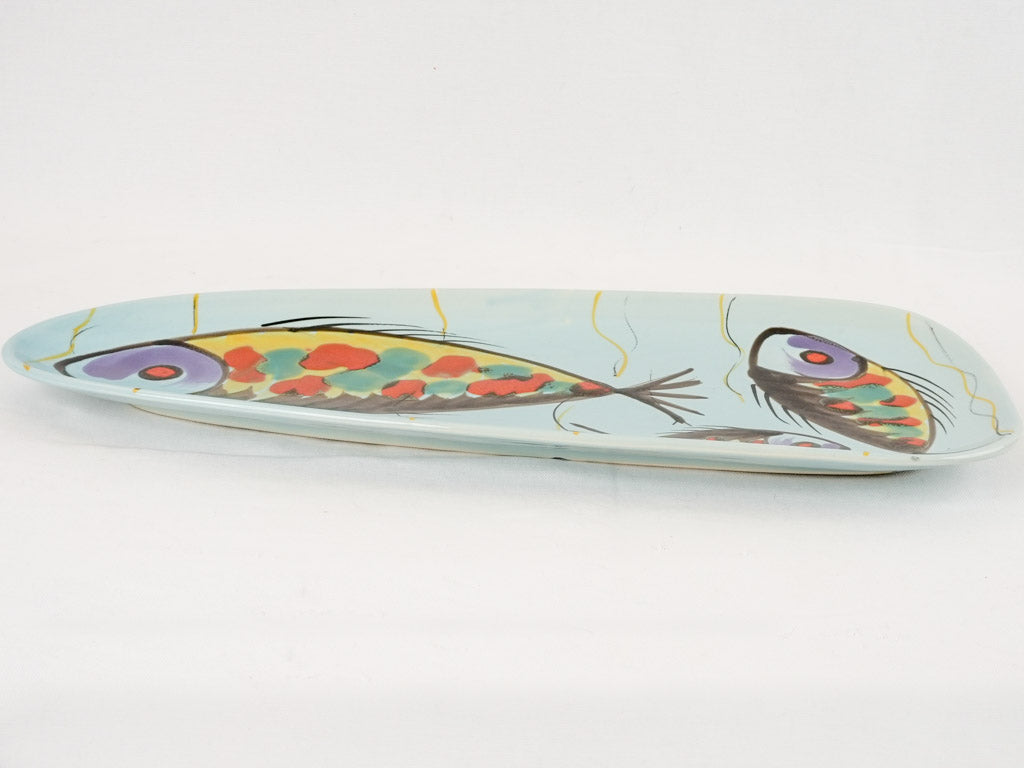 Large vintage fish platter - PORNIC 24"