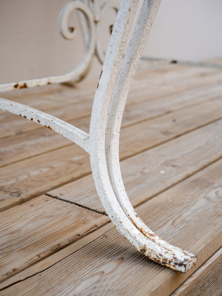 Chic antique wrought iron table