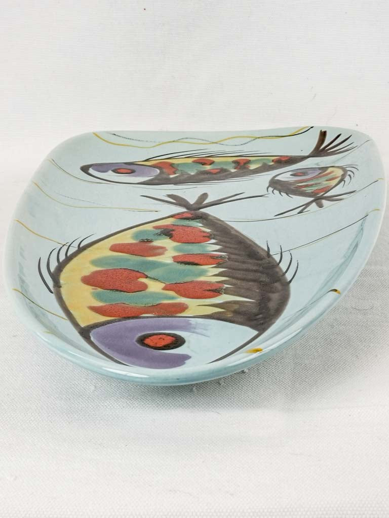 Large vintage fish platter - PORNIC 24"