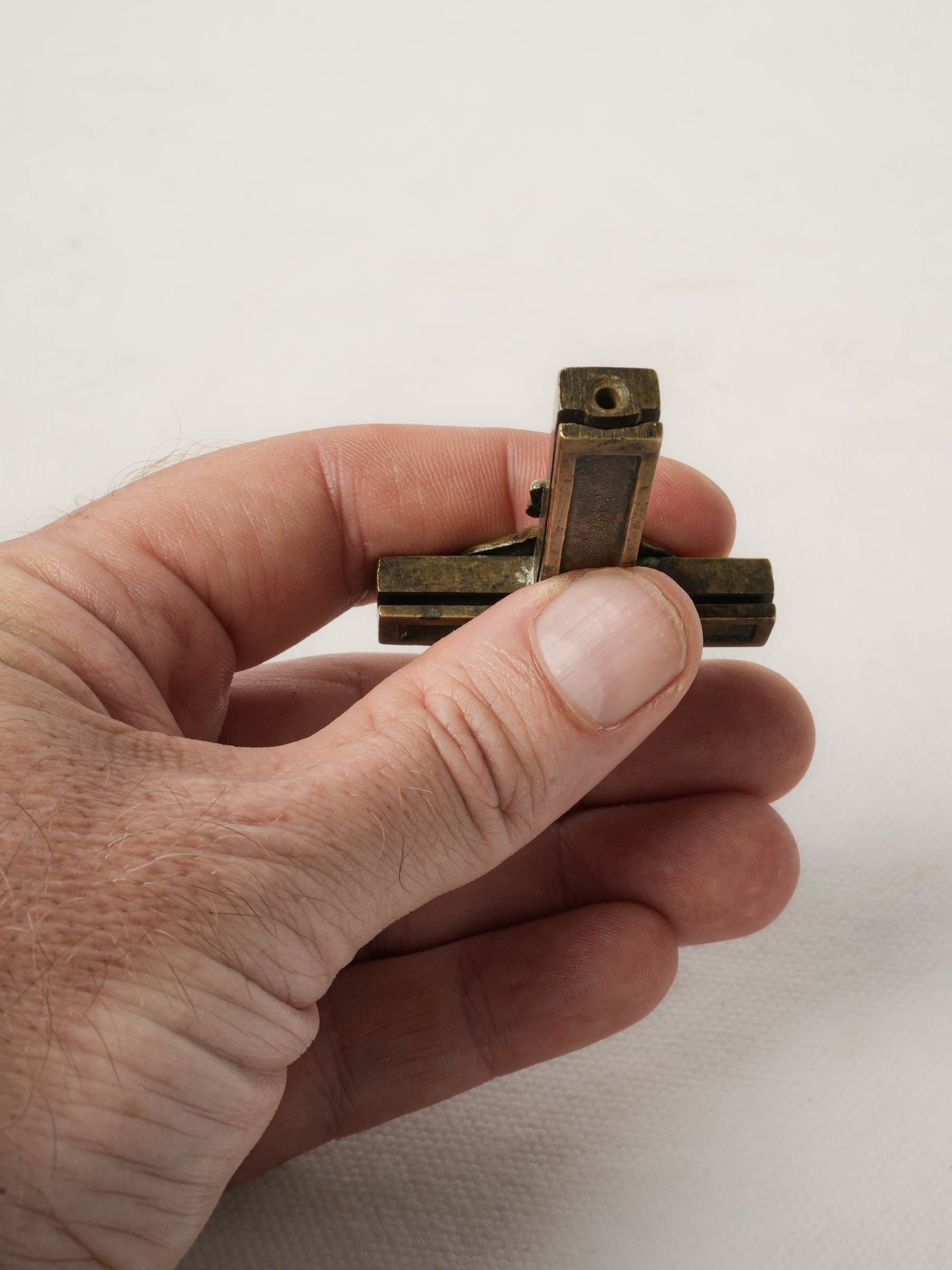 Antique Bronze Devotional Crucifix
