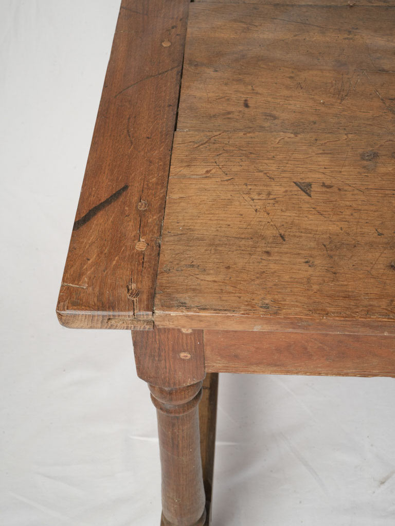 Classic rectangular walnut dining table