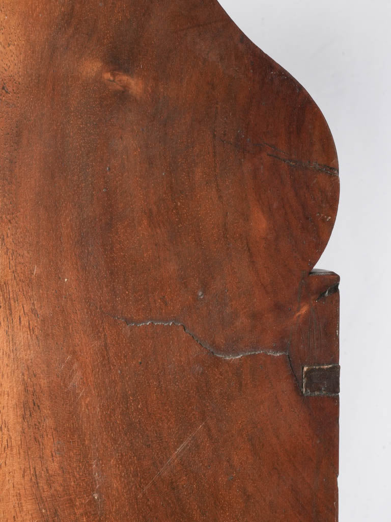 Folk motif carved French shelf