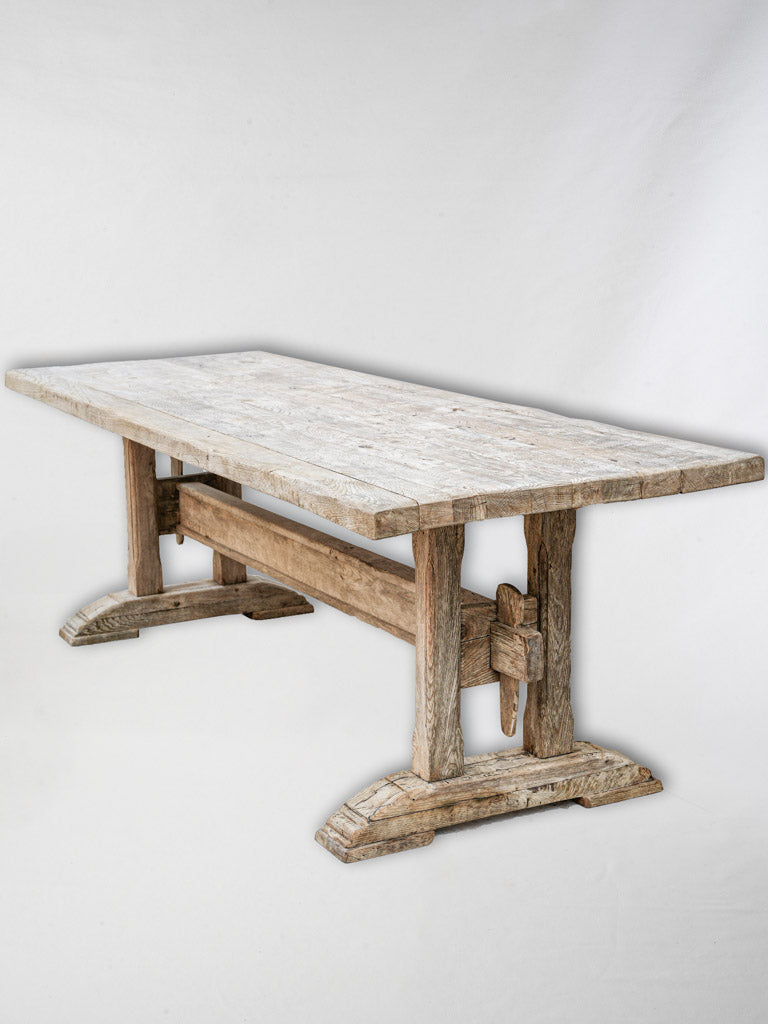 Rustic oak dining table