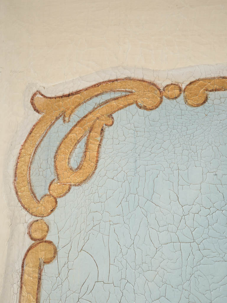 Pair of Very Large Canvas Panels w/ Floral Décor c. 1900 - 76½" x 39½"